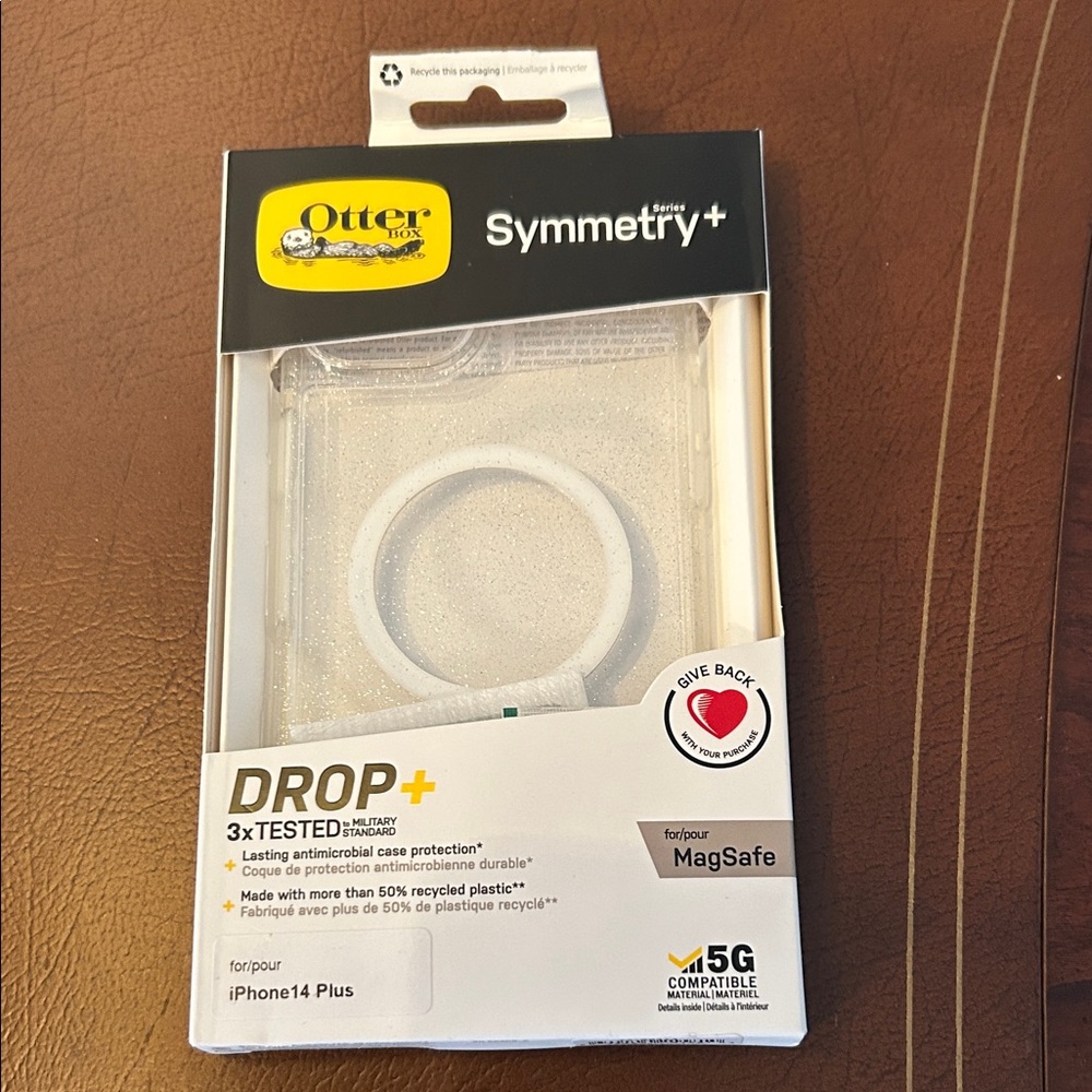 OtterBox Symmetry+ Clear MagSafe Case for iPhone 14 Plus